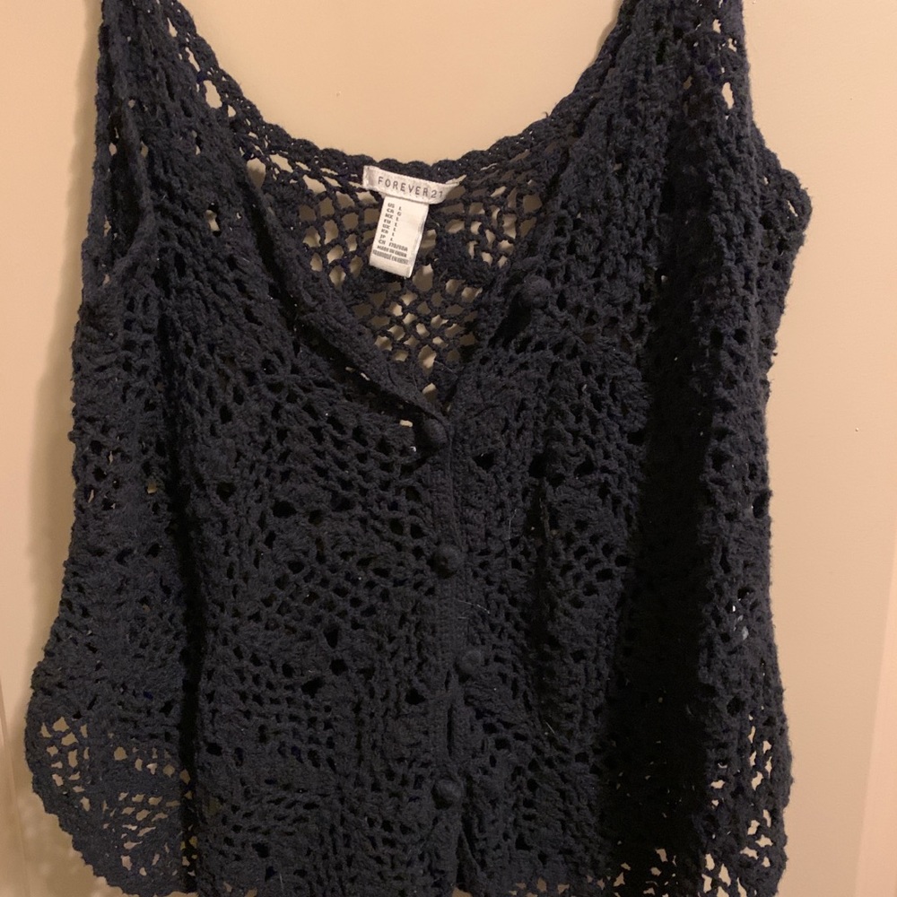 Forever 21 crocheted tank top
